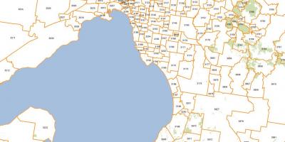 melbourne map postcode maps postcodes australia