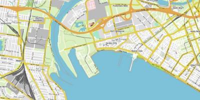 Map port Melbourne