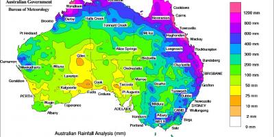 Melbourne rain map