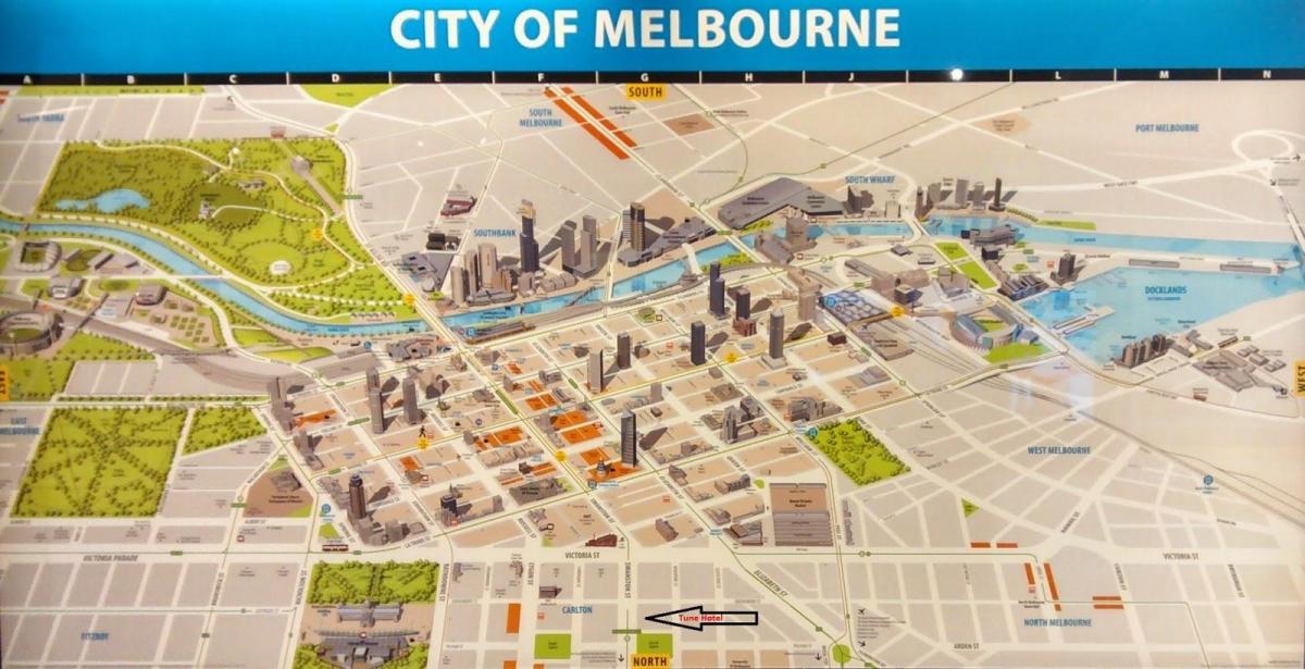 Melbourne map shop