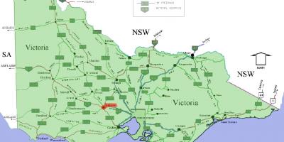 Postcodes Victoria map